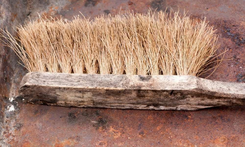 Skip Worn Brush To Remove Etching From Glassware