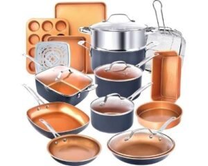thumbnail image 2 of Non-Stick Copper Ceramic Baking Pan - 9x13 Inch PTFE/PFOA Free Oven Safe Dish 2 of 13