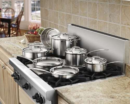 Cuisinart Triple Ply Stainless Steel 12-Piece Cookware Set
