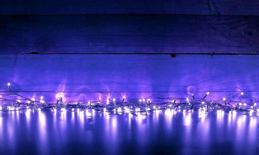 Decorate With Blue Fairy Lights
