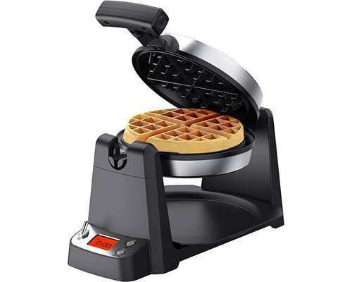 Flip-Belgian-Waffle-Maker-Elechomes-180°-Rotating