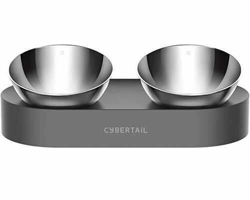  PETKIT CYBERTAIL Elevated Dog Cat Stainless Steel Bowls