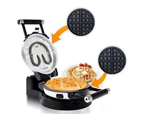 Secura Upgrade Automatic 360 Rotating Non-Stick Belgian Waffle Maker (8.6)