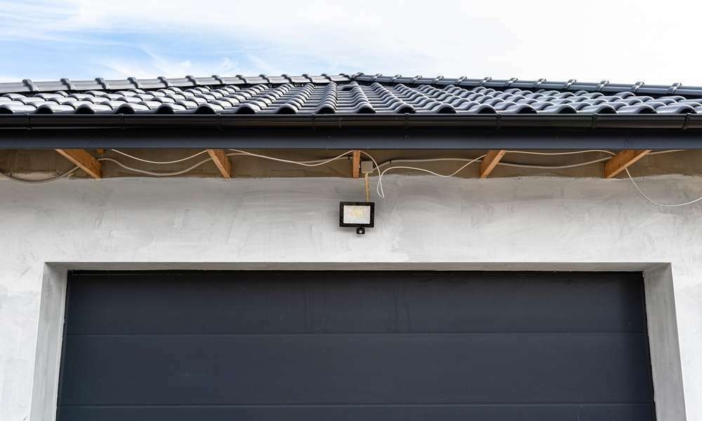 Size For Lighting Above The Door Of The Garage