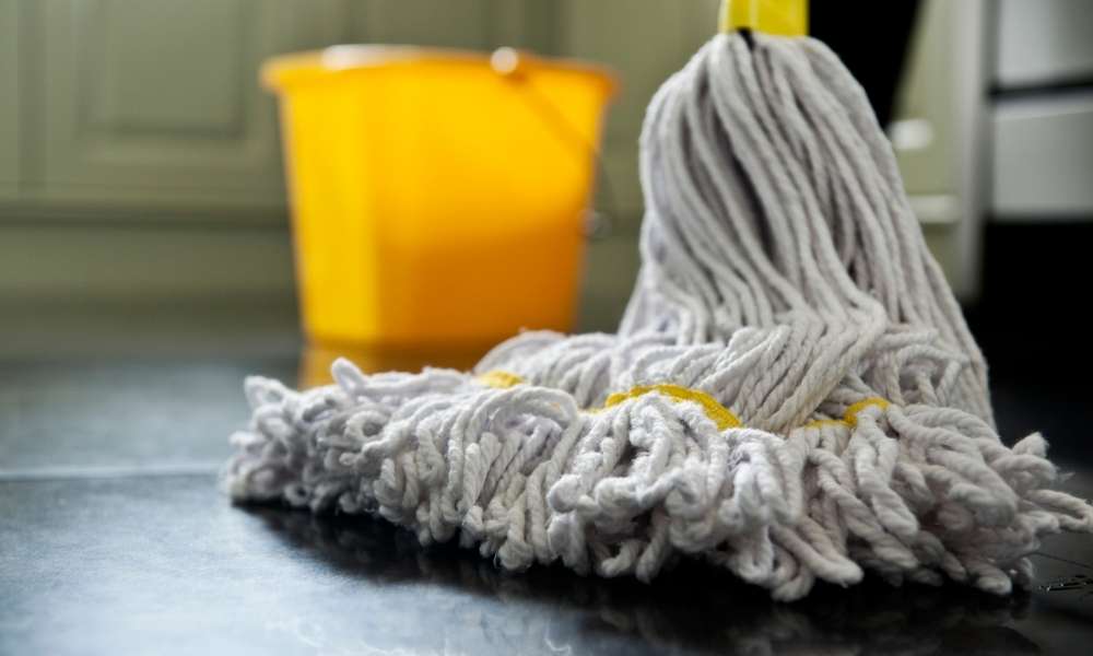 Follow With A Damp Mop To Clean Under Appliances