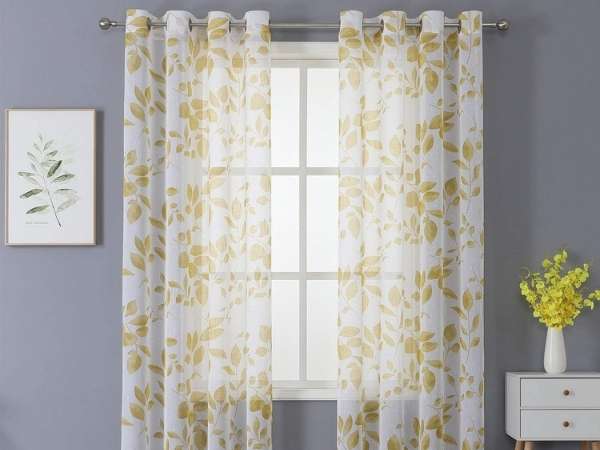 Kitchen Door Curtain Ideas Add Floral Curtains