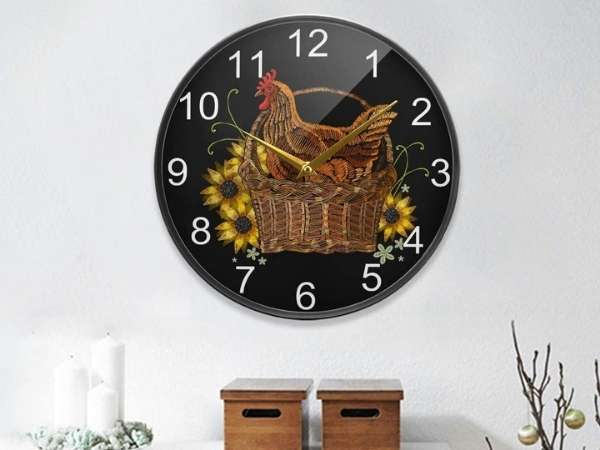 Rooster Kitchen Decorating Ideas DIY Rooster Clock Decoration