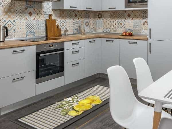 Lemon Decor In Kitchen Rugs