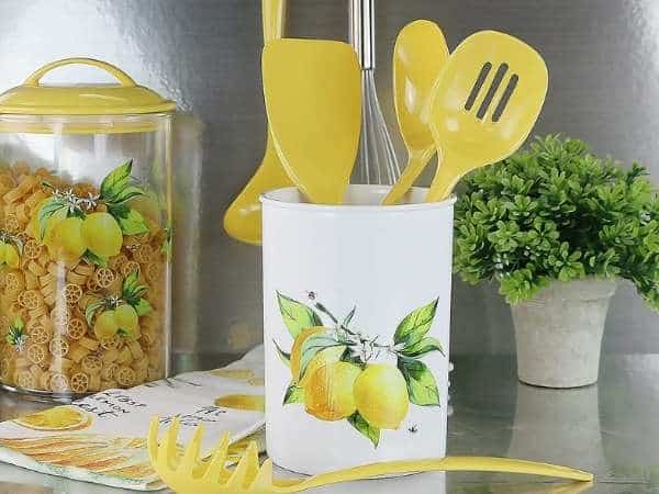 Lemon Decor With Other Utensils