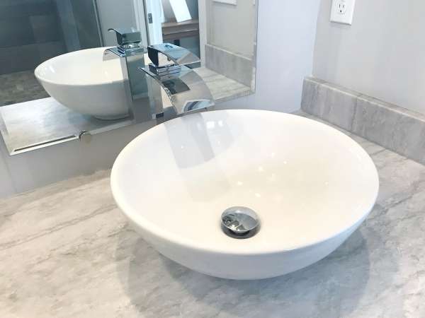 Bathroom countertop Magnet Placement