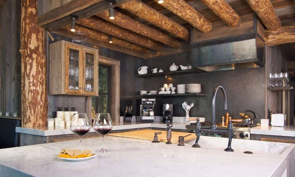 Oversized Rustic Kitchen