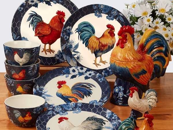 Rooster Ceramics Bowls