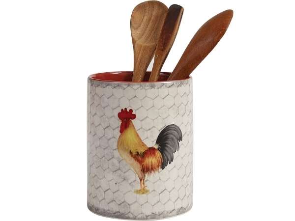 Rooster Spoon Holders Decorating