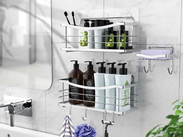 Shower Caddy To Decorate Bathroom Counter