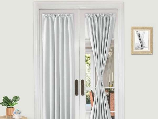 Kitchen Door Curtain Ideas Use Lengthy Curtains