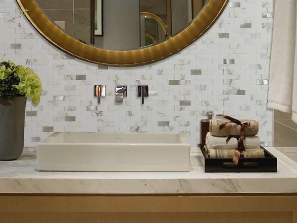 White Bathroom Tile