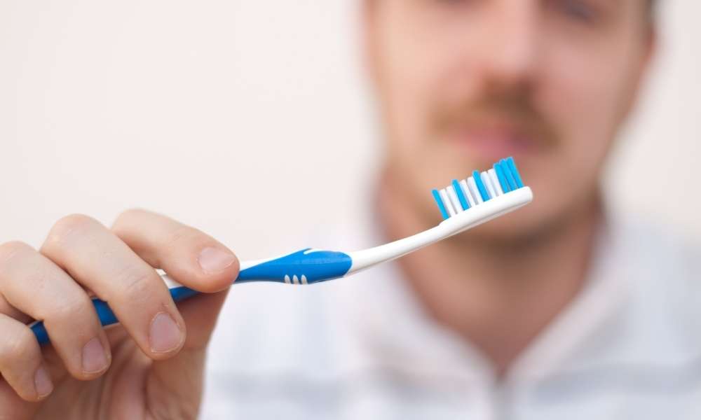 Use Your Brush To Clean A Mirror Without Windex