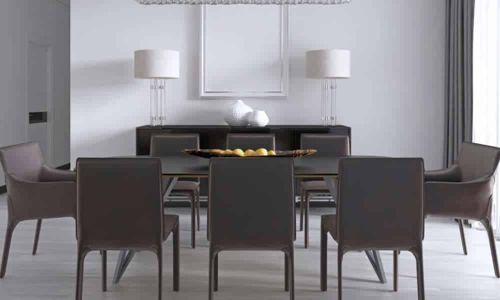 Table Lamp Light a Dining Room Without Ceiling Lights