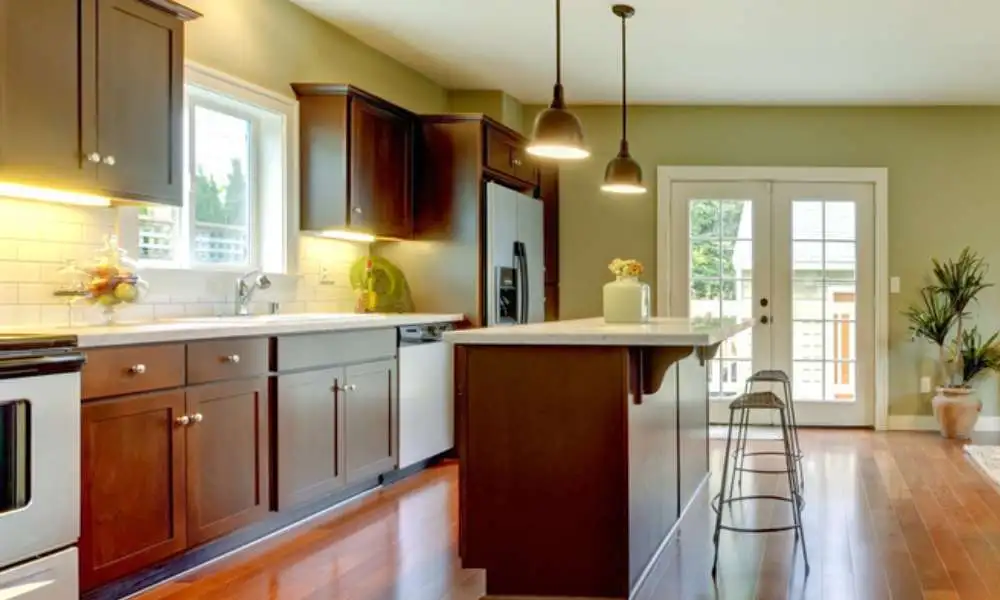 How to Lighten Up a Kitchen With Cherry Cabinets