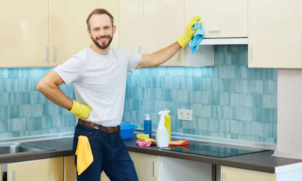 Polishing Kitchen Cabinets