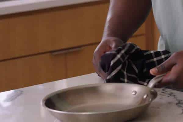 Soak Cookware for Tough Stains