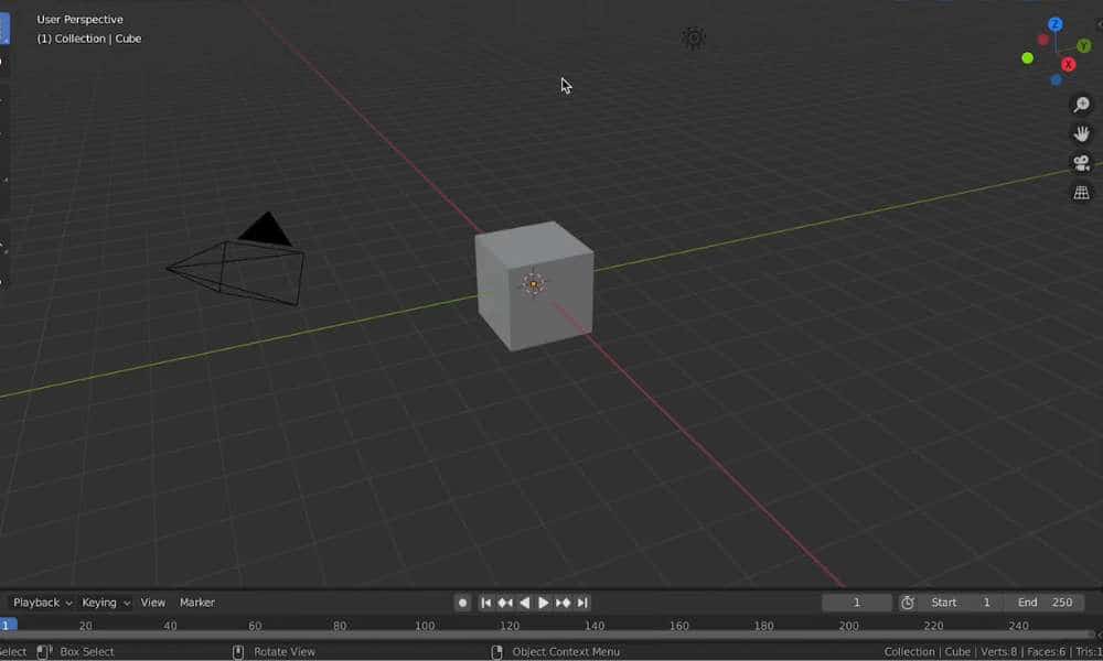 how to move the camera in blender