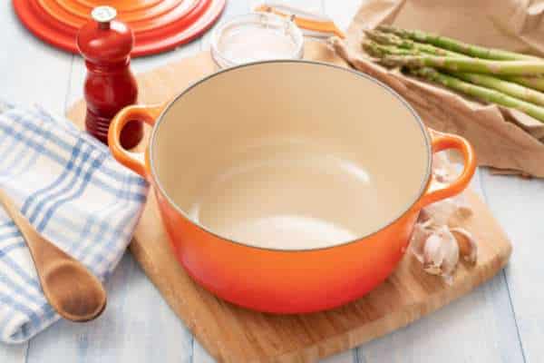 Prepping the Dutch Oven