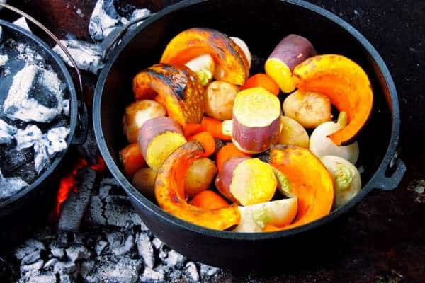 Setting Up Your Dutch Oven for Cooking