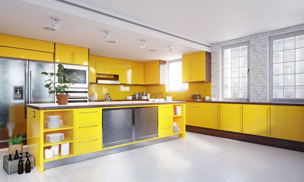 Color To Paint Kitchen Cabinets With White Appliances