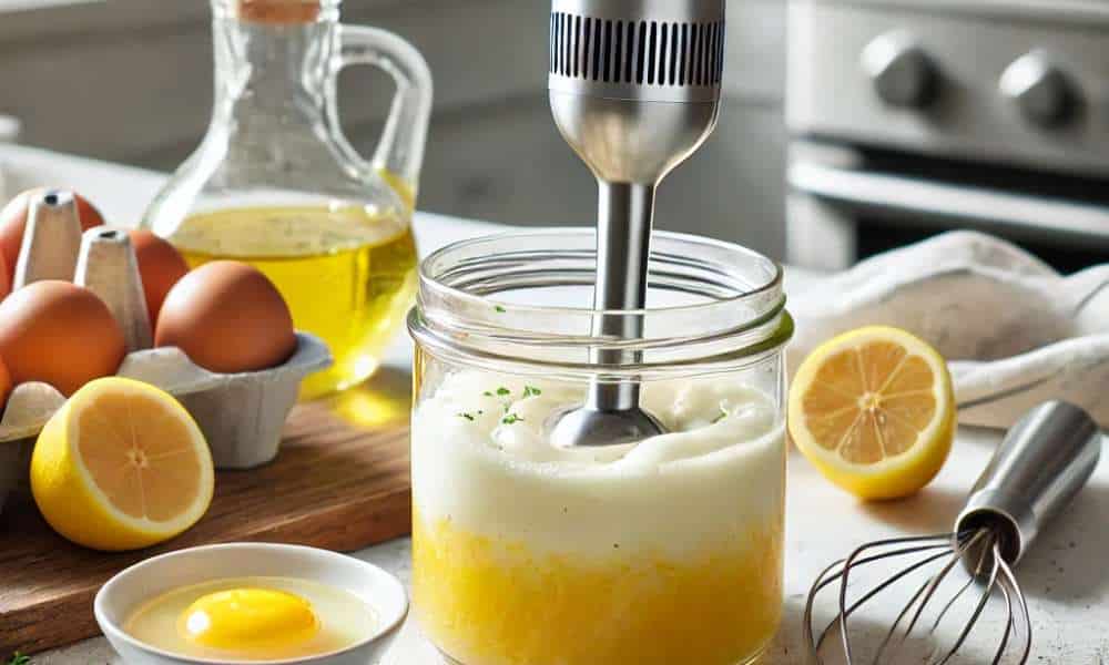 How To Make Mayo With Immersion Blender