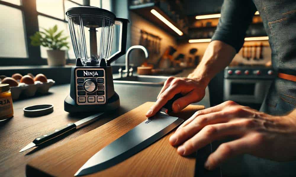 how to sharpen ninja blender blades