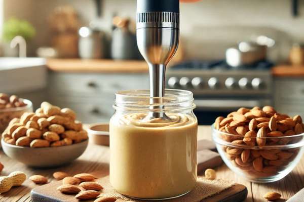 Preparing Homemade Nut Butter for Can You Use An Immersion Blender For